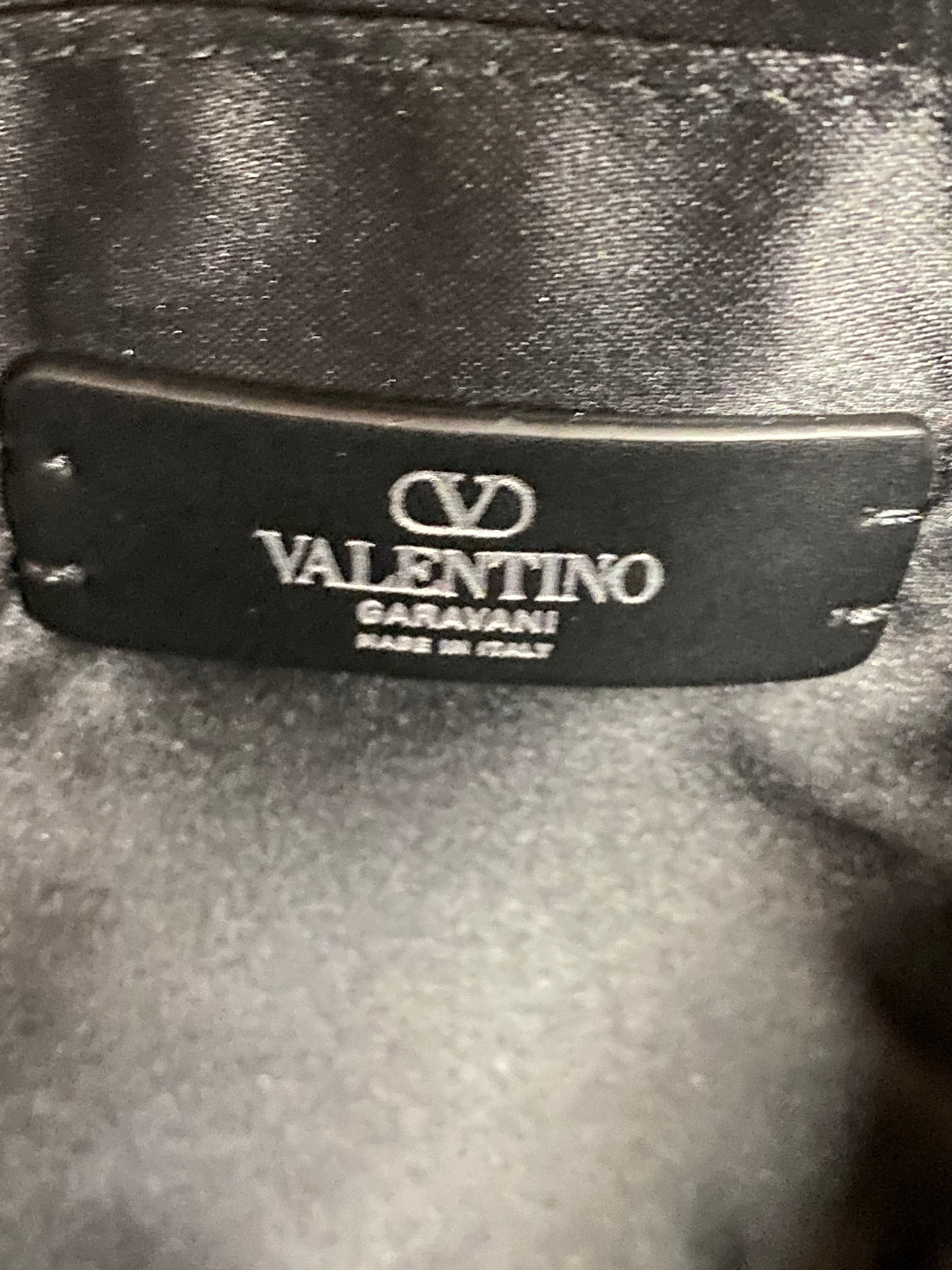 Valentino Black VLTN Clutch