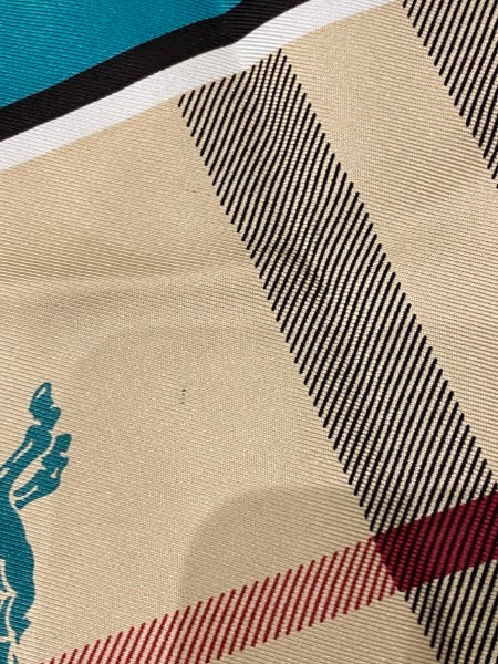 Burberry Bicolor Haymarket Square Scarf-Scarf-Burberry-The Closet Egypt