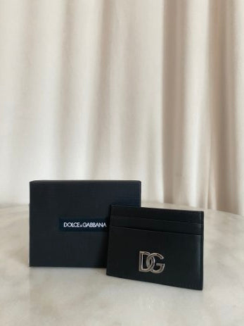 Dolce & Gabbana Black DG Card Holder-Card Holder-Dolce & Gabbana-The Closet Egypt