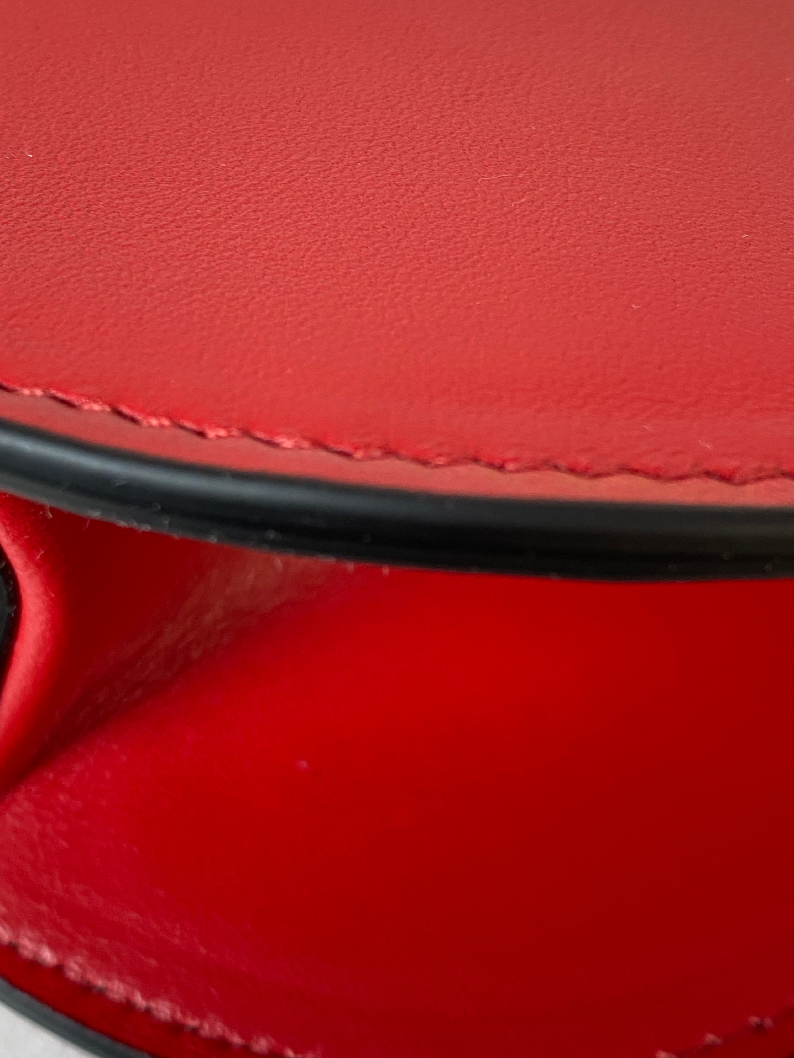 Valentino Red V Logo Garavani Zip Clutch-Clutch-Valentino-The Closet Egypt