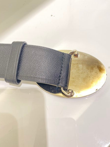 Prada Black Logo Belt 32-Belt-Prada-The Closet Egypt