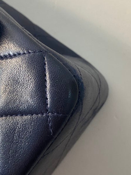 Chanel Navy Vintage Classic Double Flap Small Bag-handbag-Chanel-The Closet Egypt