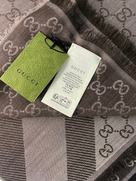 Gucci Brown GG Scarf-Scarf-Gucci-The Closet Egypt