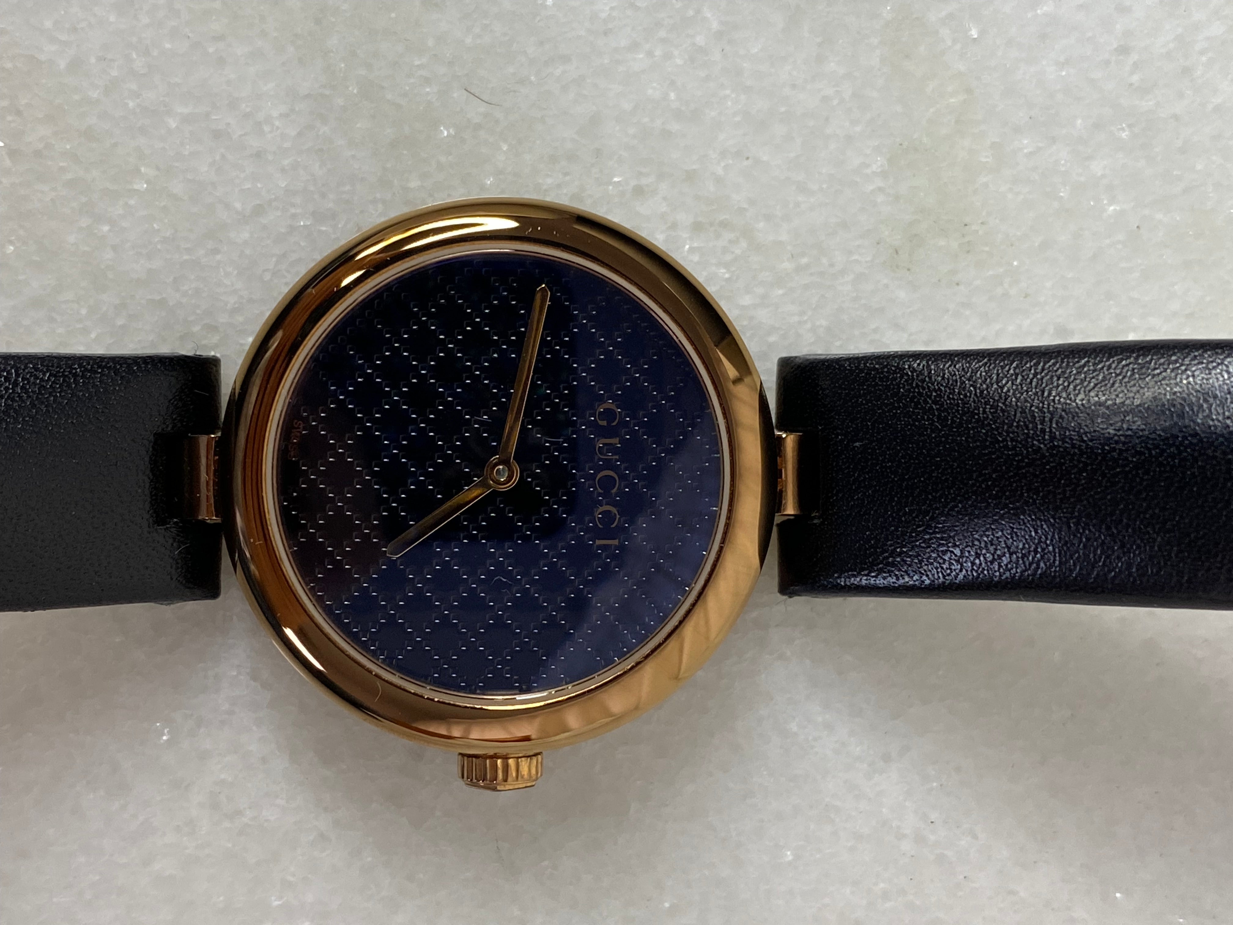 Gucci Black Diamantissima 32mm Watch-Watch-Gucci-The Closet Egypt