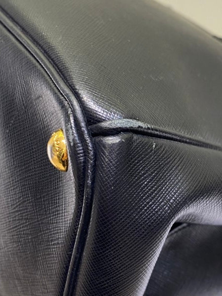 Prada Blue Galleria Double Zip Medium Bag-handbag-Prada-The Closet Egypt