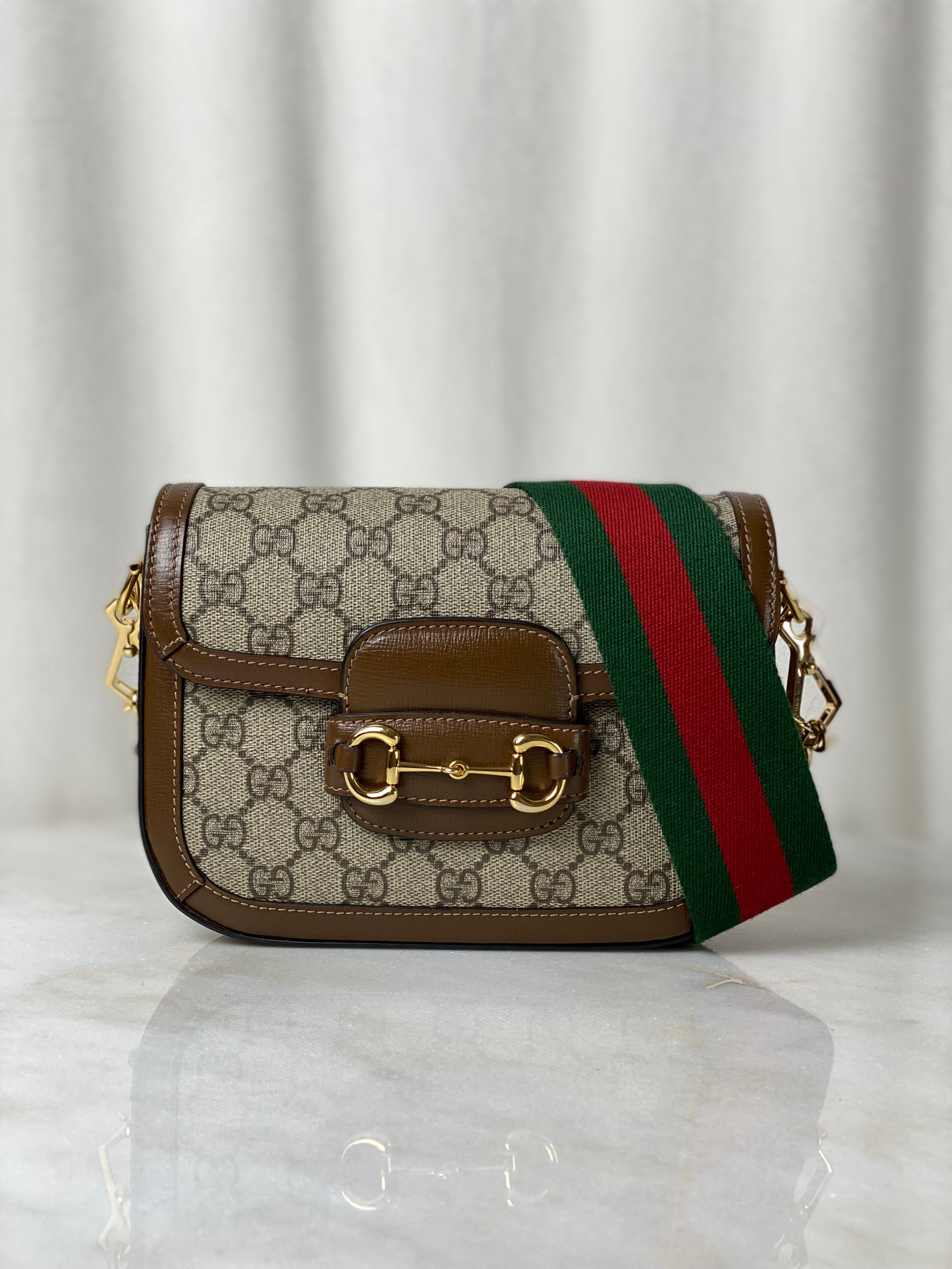 Gucci Bicolor GG Horsebit 1955 Crossbody Bag-handbag-Gucci-The Closet Egypt