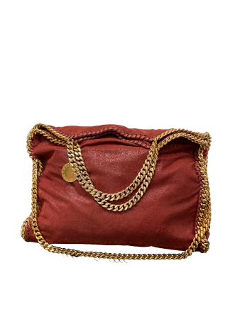 Stella Mccartney Dark Red Falabella Medium Bag-handbag-Stella Mccartney-The Closet Egypt