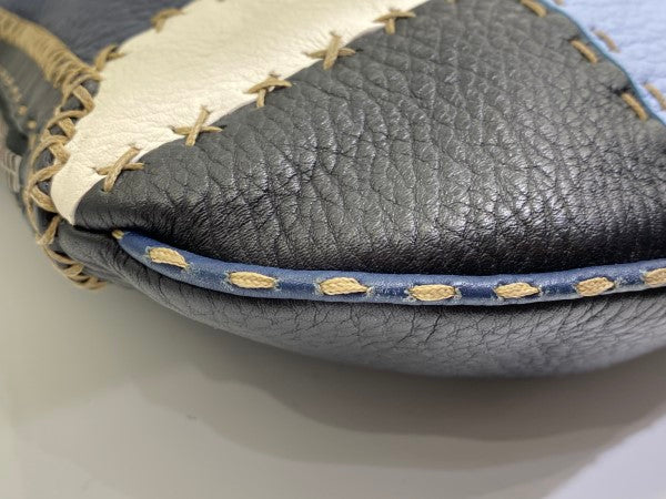 Fendi Bicolor Hobo Shoulder Bag-handbag-Fendi-The Closet Egypt