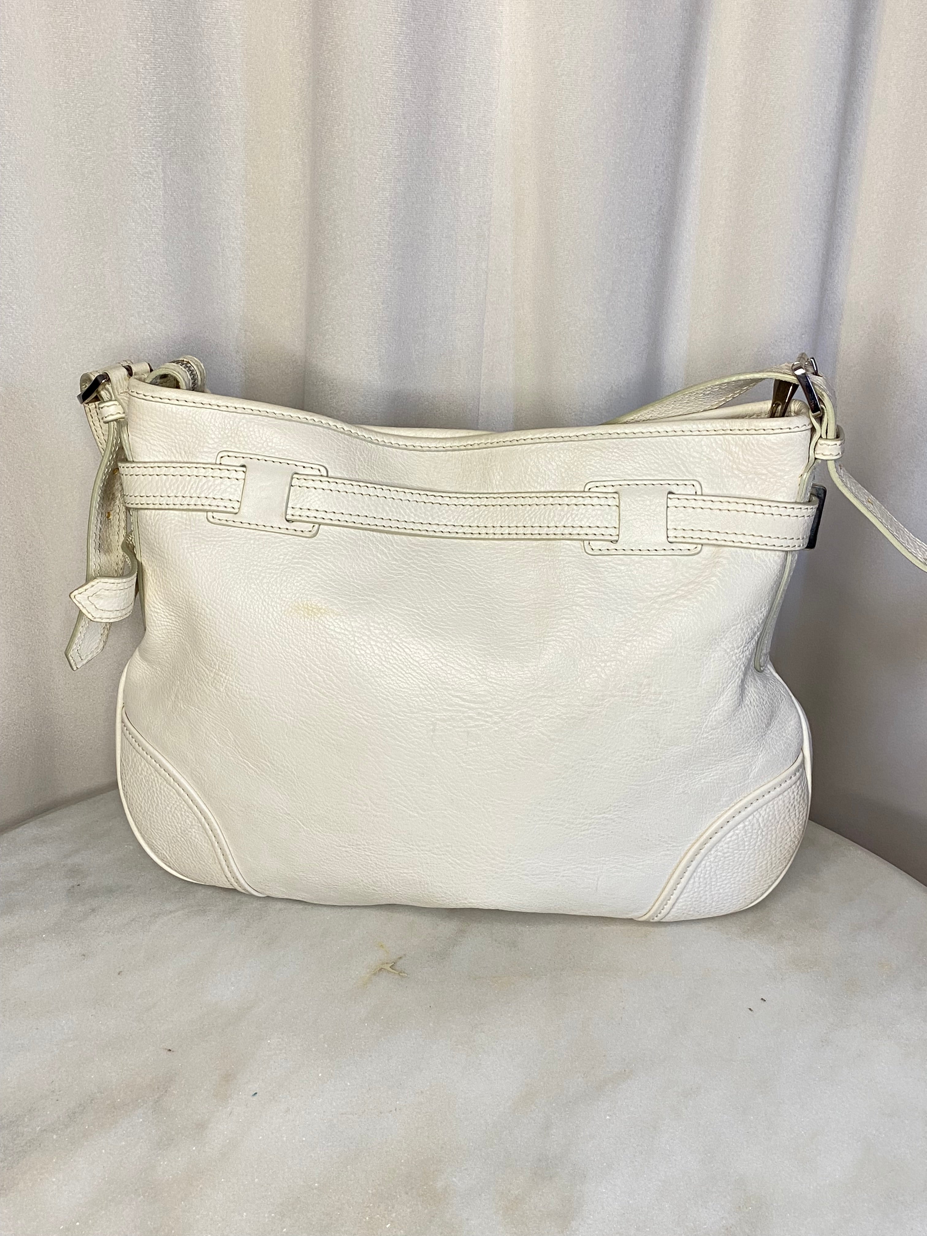 Burberry White Shoulder Bag
