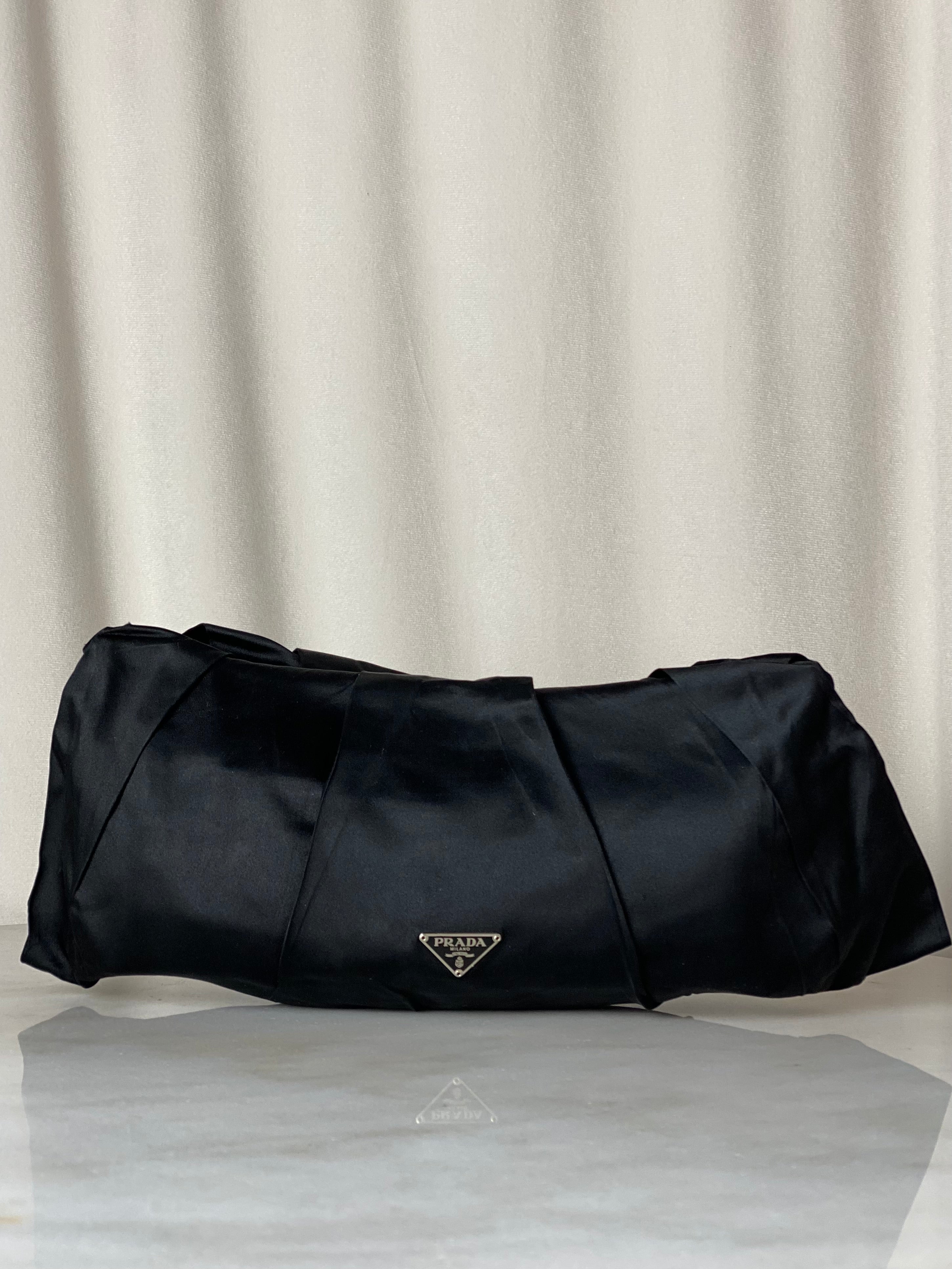 Prada Black Nylon Clutch-Clutch-Prada-The Closet Egypt