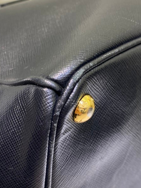 Prada Blue Galleria Double Zip Medium Bag-handbag-Prada-The Closet Egypt