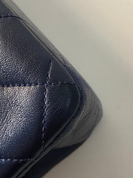 Chanel Navy Vintage Classic Double Flap Small Bag-handbag-Chanel-The Closet Egypt