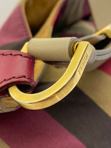 Fendi Multicolor Hobo Colorful Striped Large Bag-handbag-Fendi-The Closet Egypt