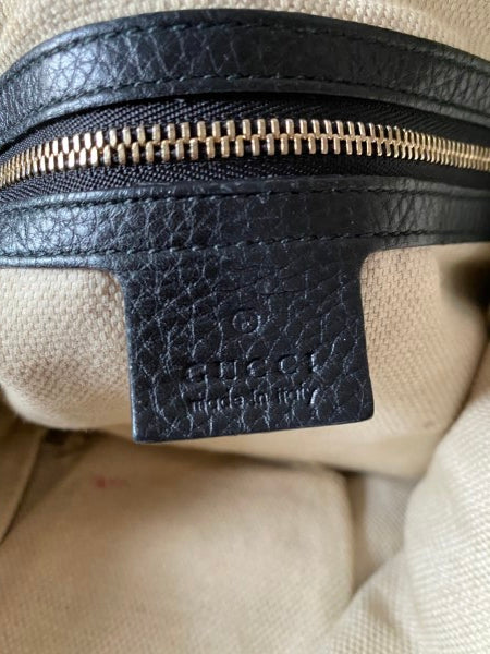 Gucci Black GG Soho Shoulder Bag-handbag-Gucci-The Closet Egypt