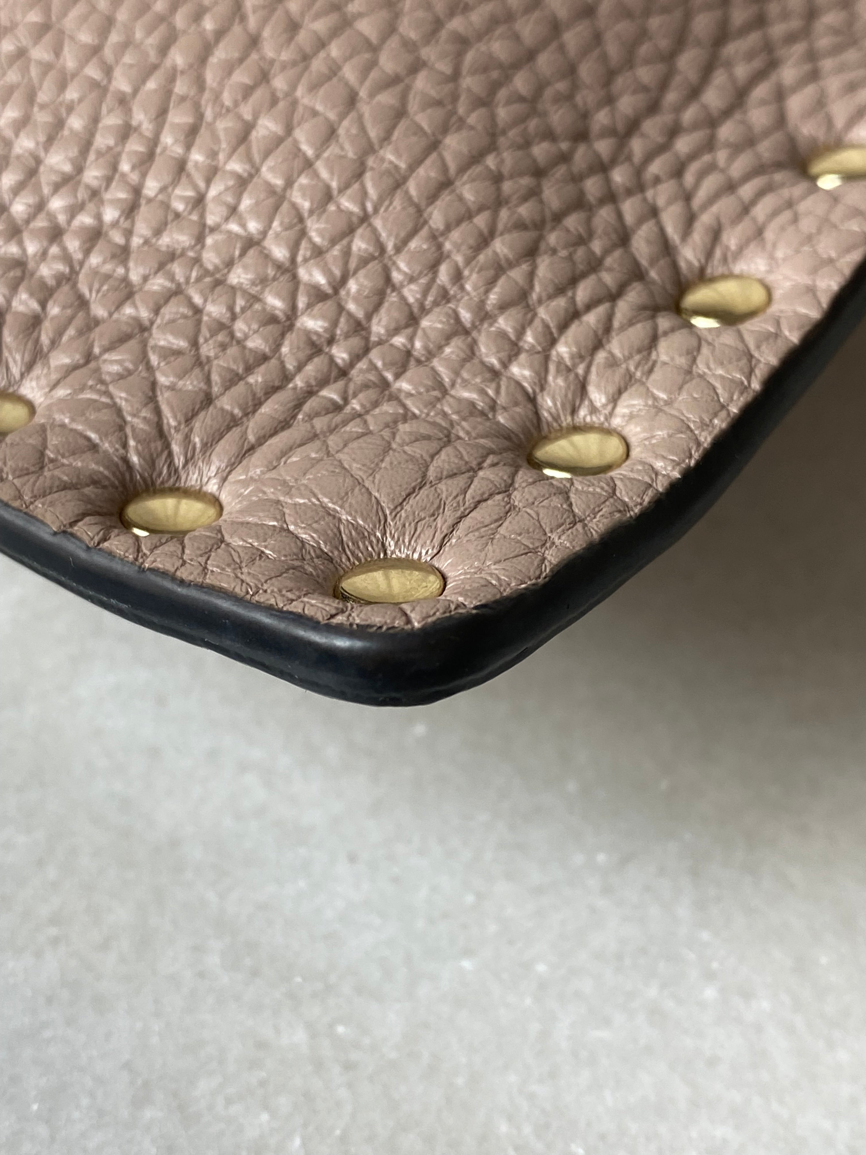 Valentino Nude Rock Studded Envelope Pouch-Pouch-Valentino-The Closet Egypt