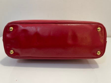 Prada Red Vernice Vertical Tote Bag-handbag-Prada-The Closet Egypt