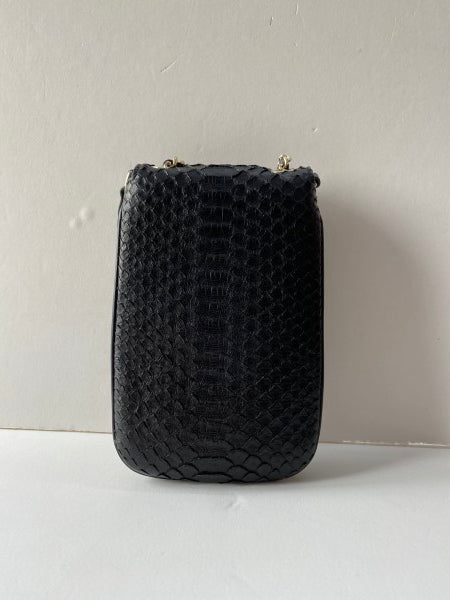 Chanel Black Python Around WOC-handbag-Chanel-The Closet Egypt