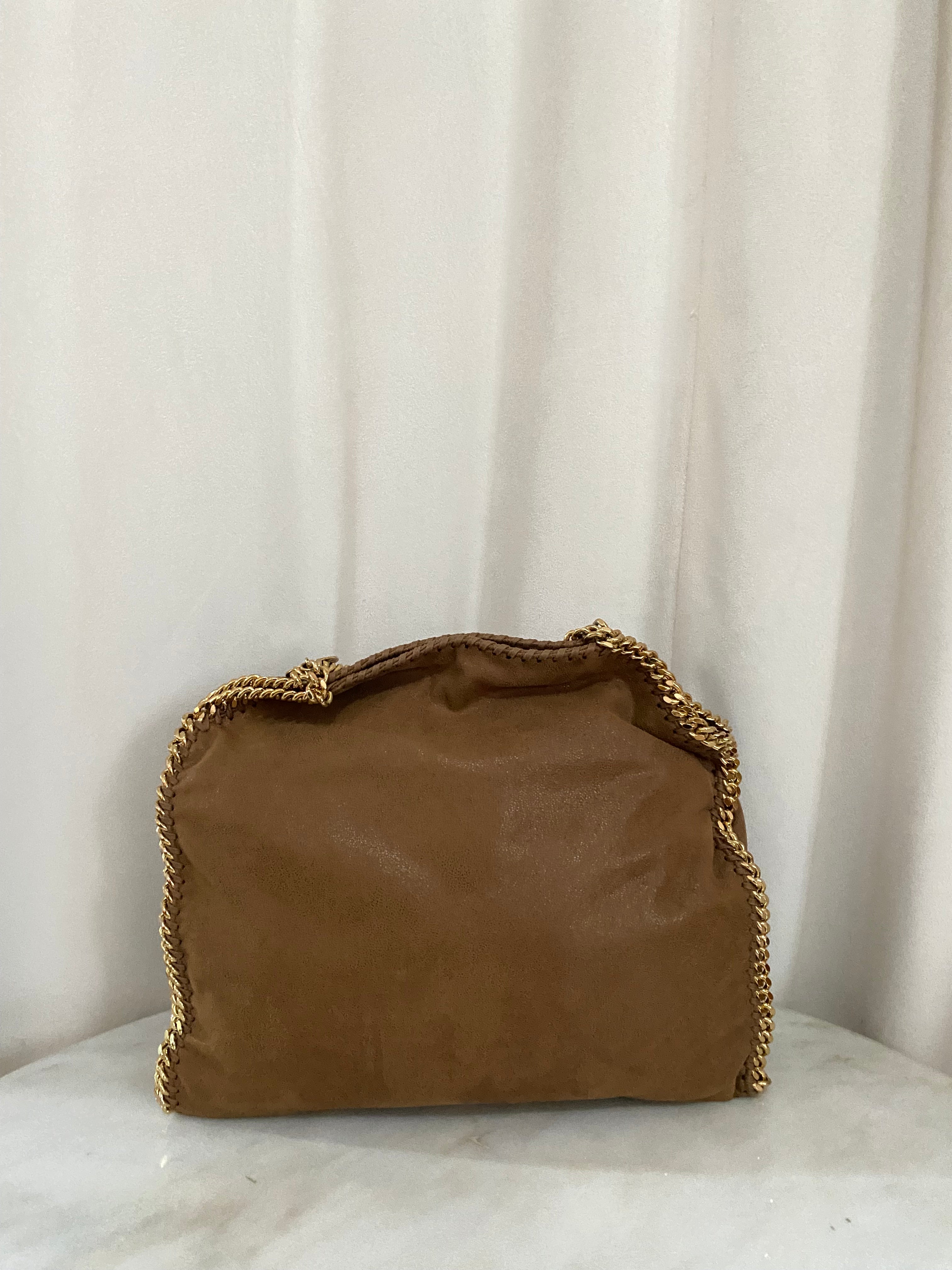 Stella Mccartney Camel Falabella Large Bag-handbag-Stella Mccartney-The Closet Egypt