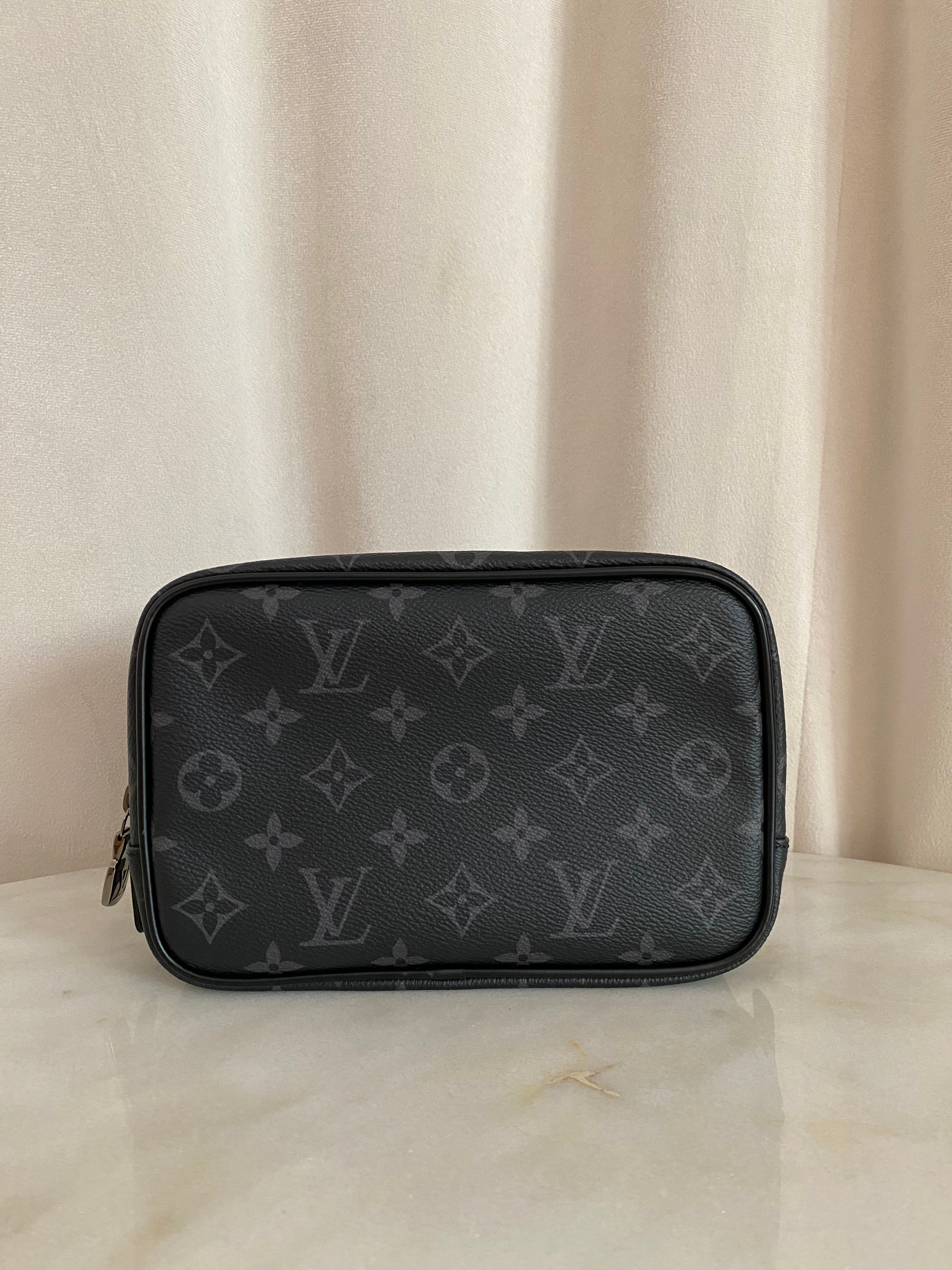 Louis Vuitton Black monogram Eclipse Toiletry PM Pouch-Toiletry Pouch-Louis Vuitton-The Closet Egypt