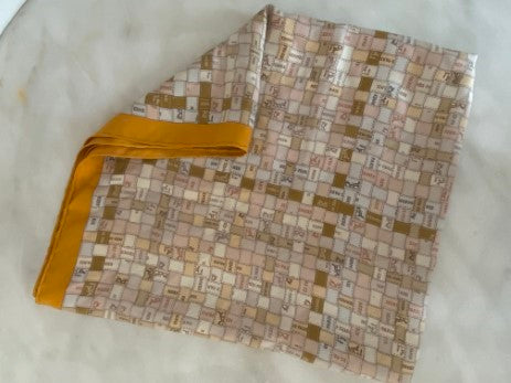 Hermes Yellow Bolduc au Carre Square Silk-Scarf-Hermes-The Closet Egypt