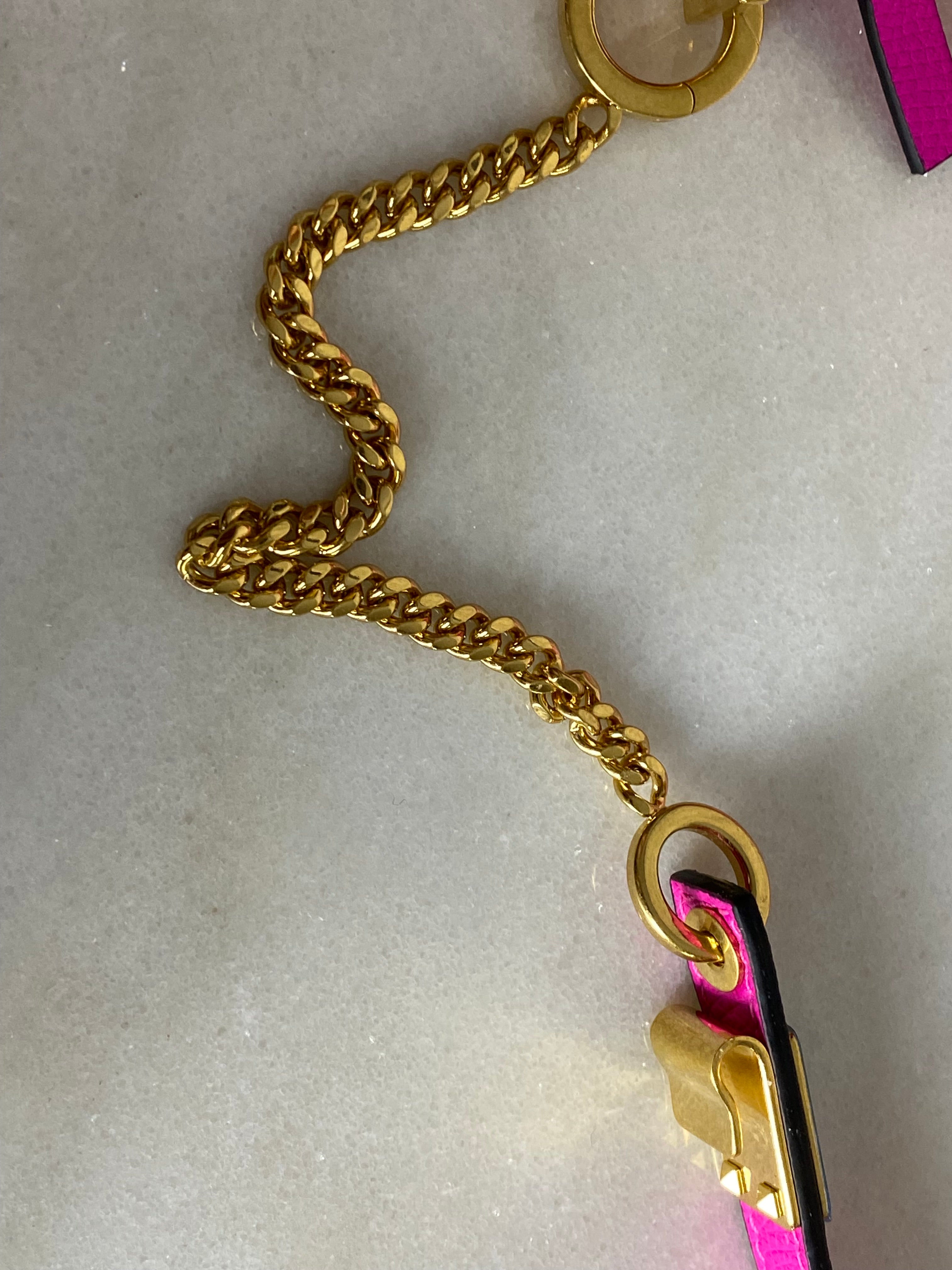 Valentino Hot Pink Vlogo Mini Garavani Shoulder Bag-handbag-Valentino-The Closet Egypt