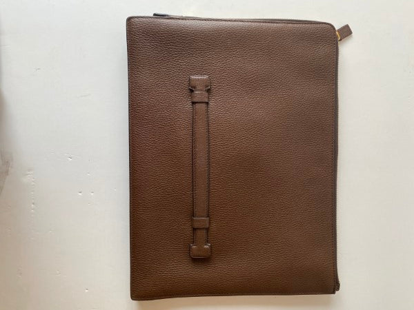 Tom Ford Brown Sleeve / Laptop Large Bag-handbag-Tom Ford-The Closet Egypt