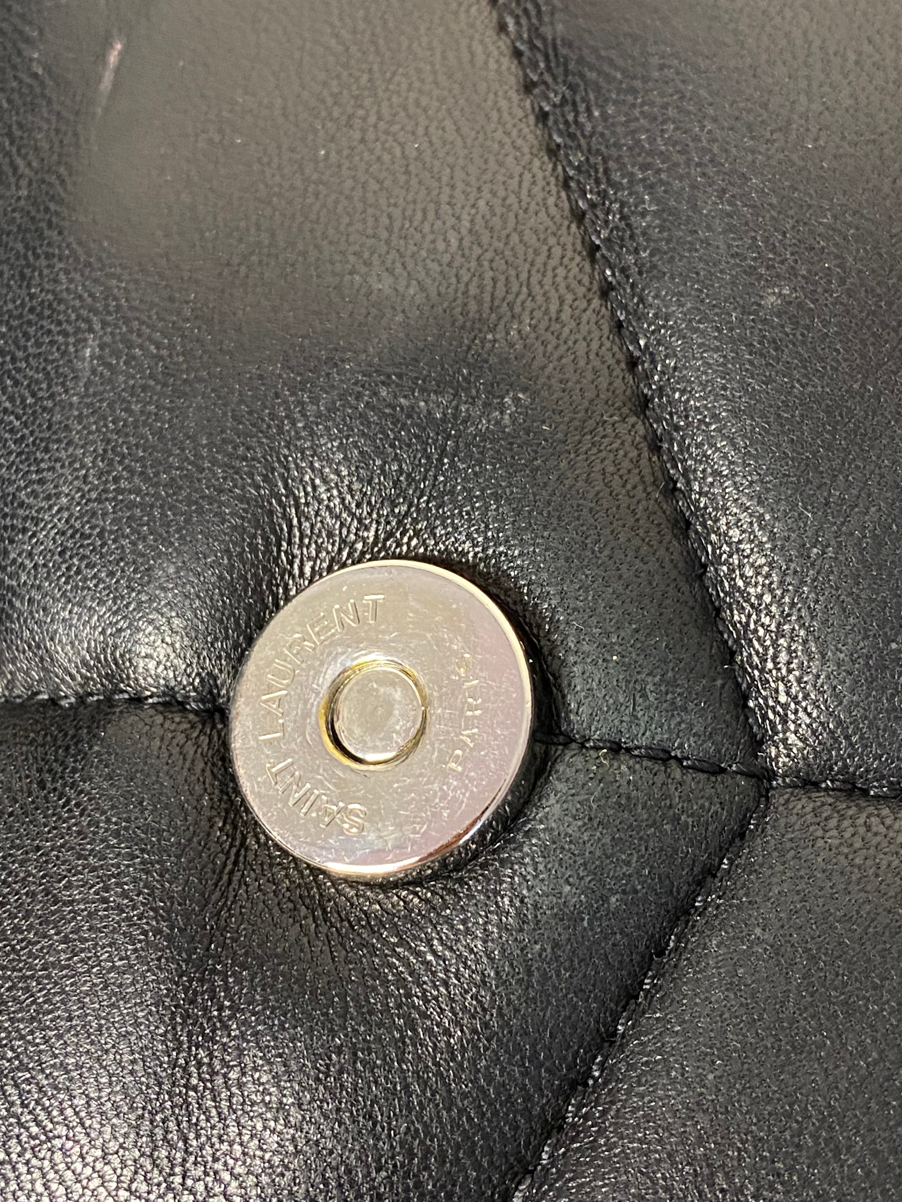 YSL Black Puffer Small Shoulder Bag-handbag-YSL-The Closet Egypt