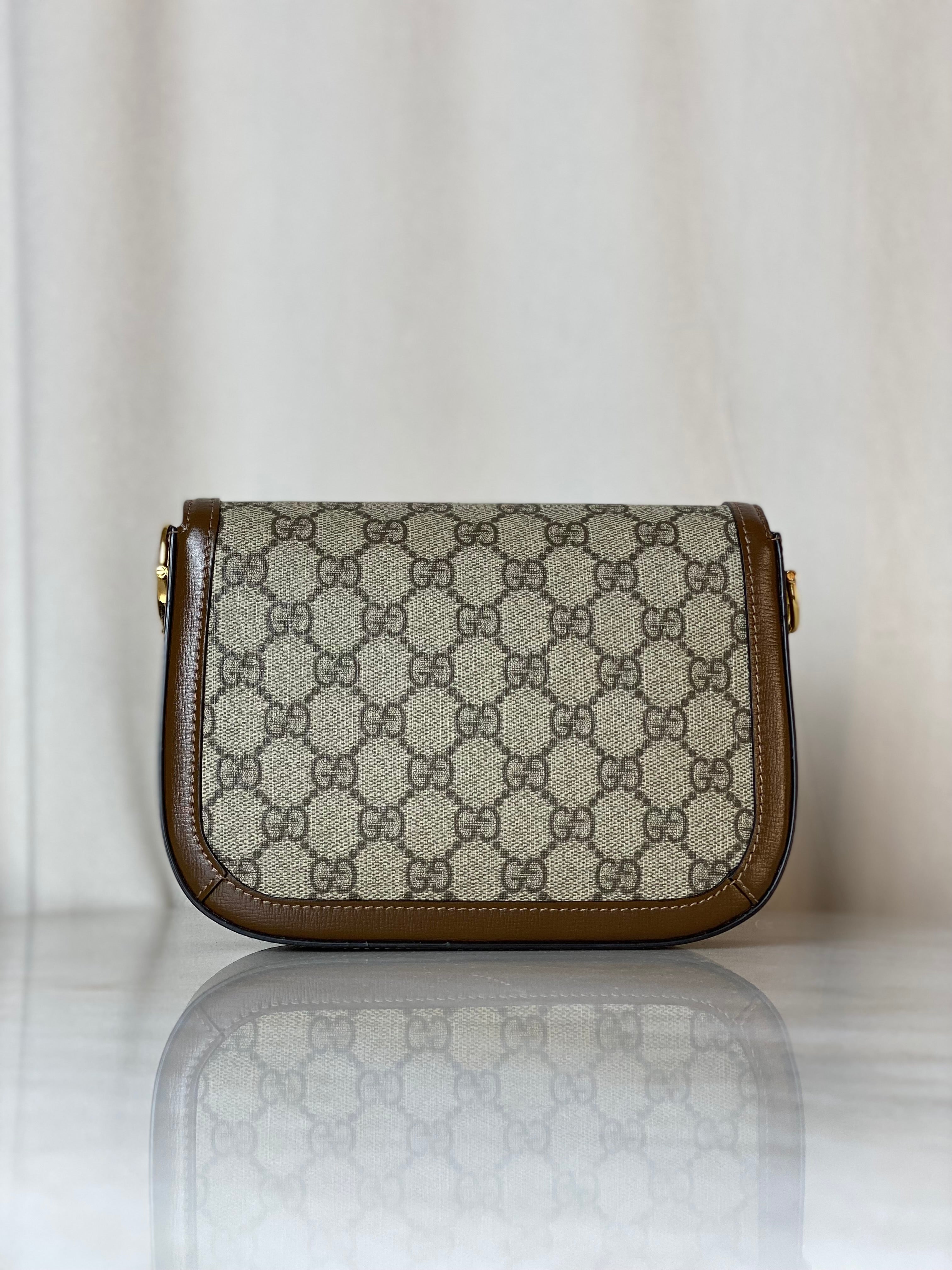 Gucci Bicolor GG Horsebit 1955 Crossbody Bag-handbag-Gucci-The Closet Egypt