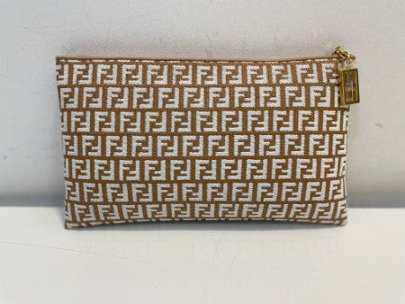 Fendi Brown FF Flat Pouch-Pouch-Fendi-The Closet Egypt
