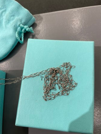 Tiffany & Co Silver Key Necklace-Necklaces-Tiffany & Co-The Closet Egypt
