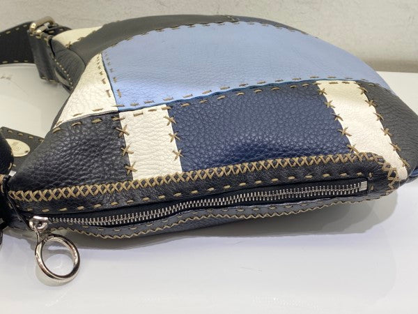 Fendi Bicolor Hobo Shoulder Bag-handbag-Fendi-The Closet Egypt