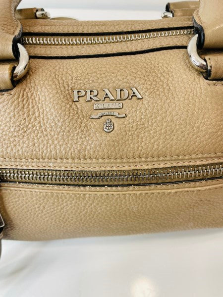 Prada Beige Vitello Phenix Tote Bag-handbag-Prada-The Closet Egypt