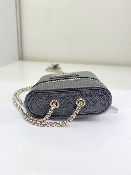 Prada Black Logo Airpods Case-Airpods Case-Prada-The Closet Egypt