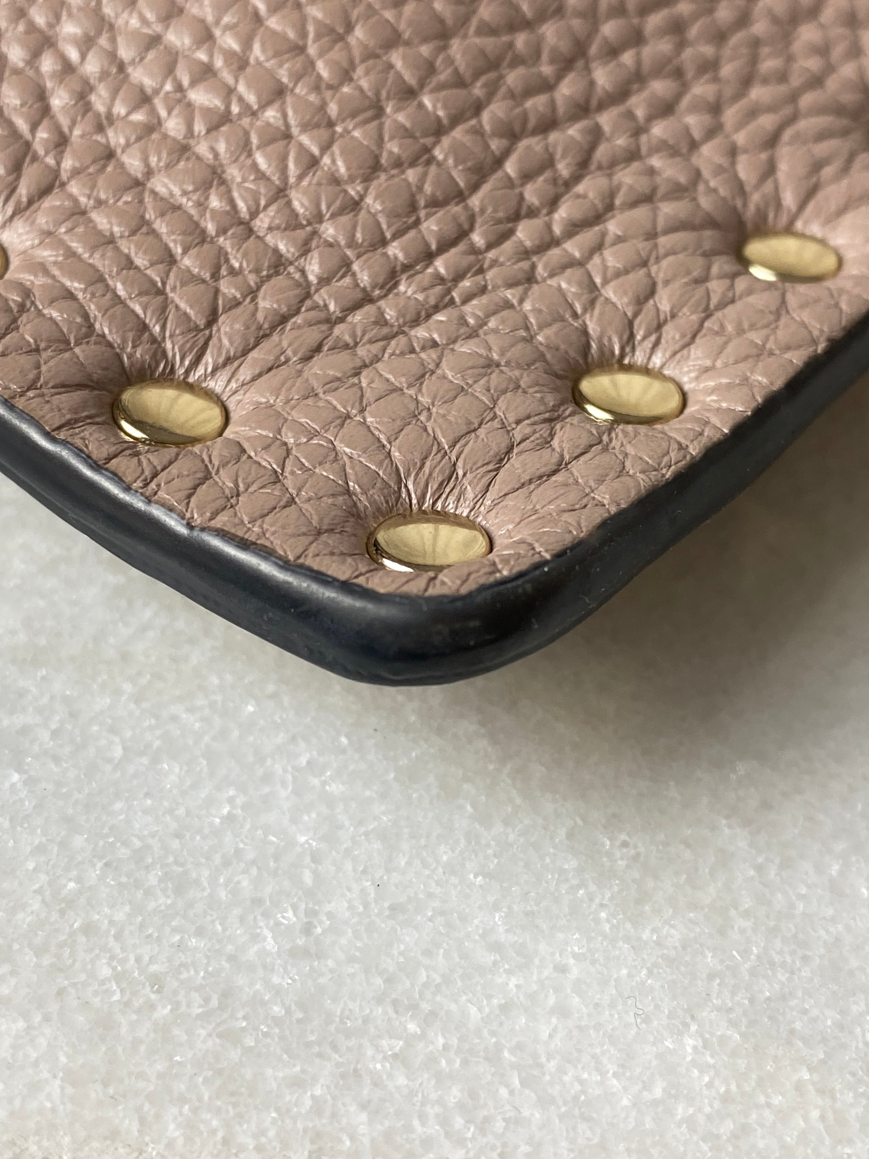 Valentino Nude Rock Studded Envelope Pouch-Pouch-Valentino-The Closet Egypt