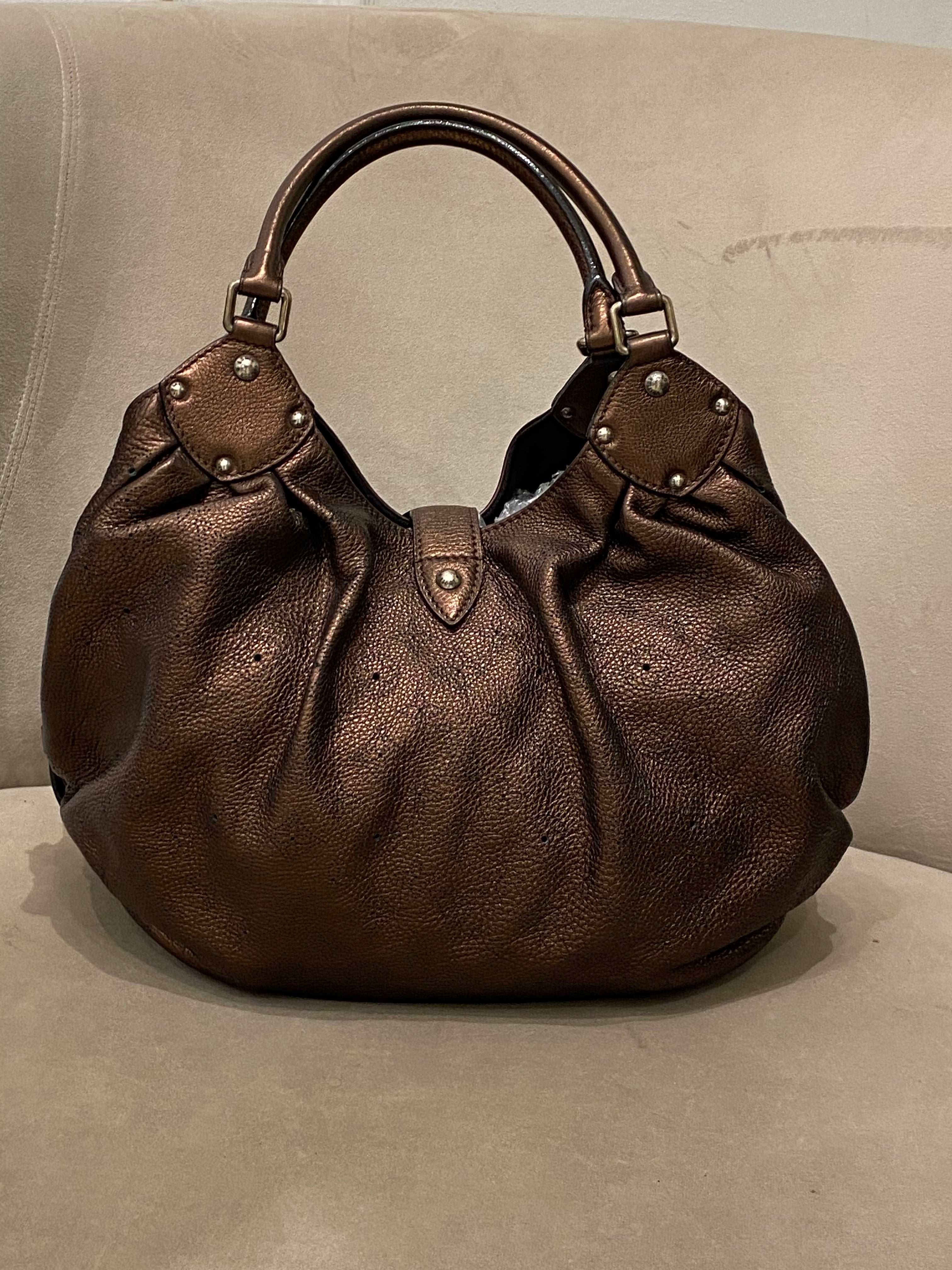Louis Vuitton Brown Mahina Hobo Bag-handbag-Louis Vuitton-The Closet Egypt