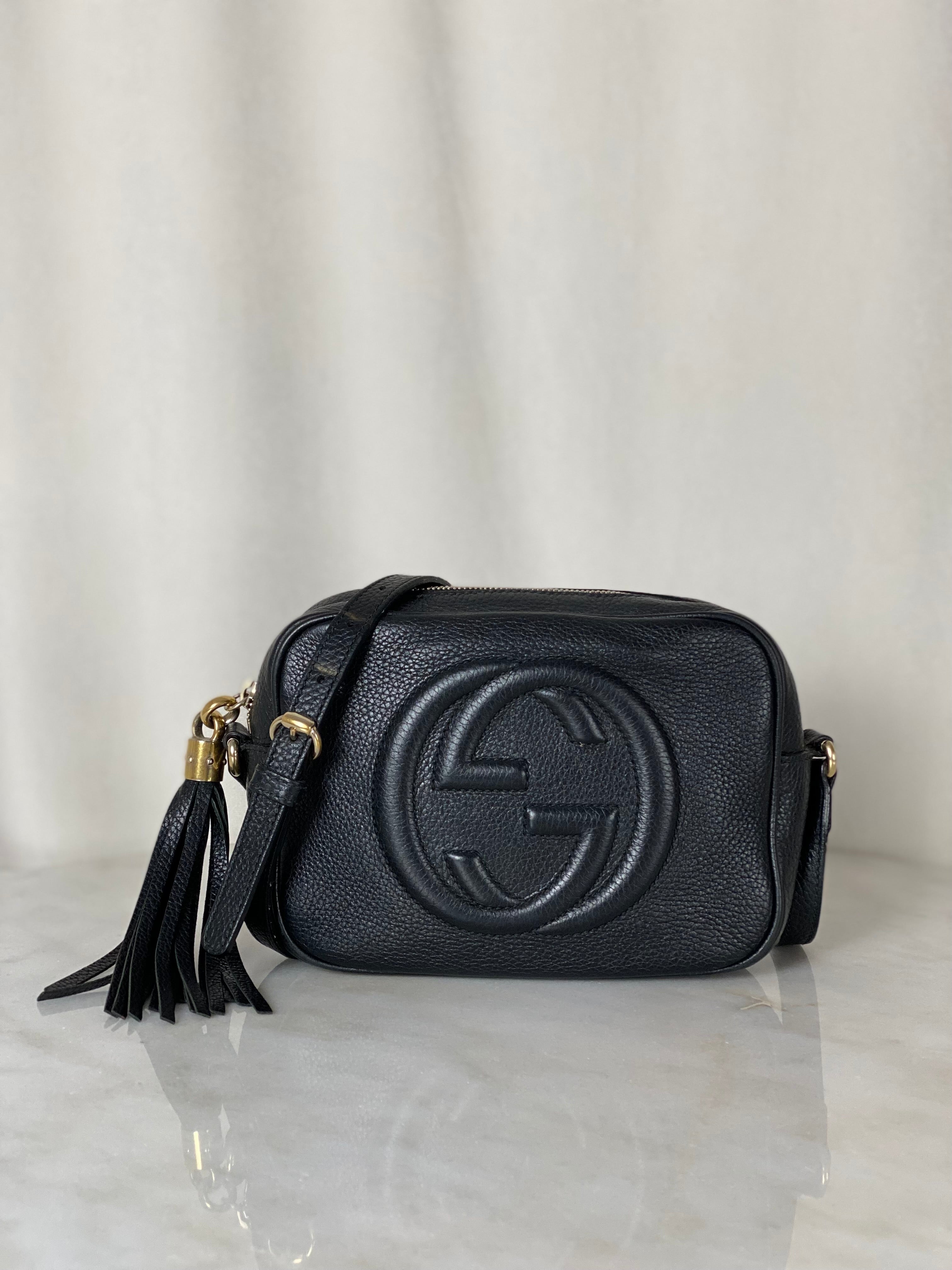 Gucci Black Soho Disco Camera Crossbody Bag