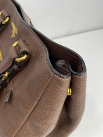 Prada Brown Vitello Phenix Bag-handbag-Prada-The Closet Egypt