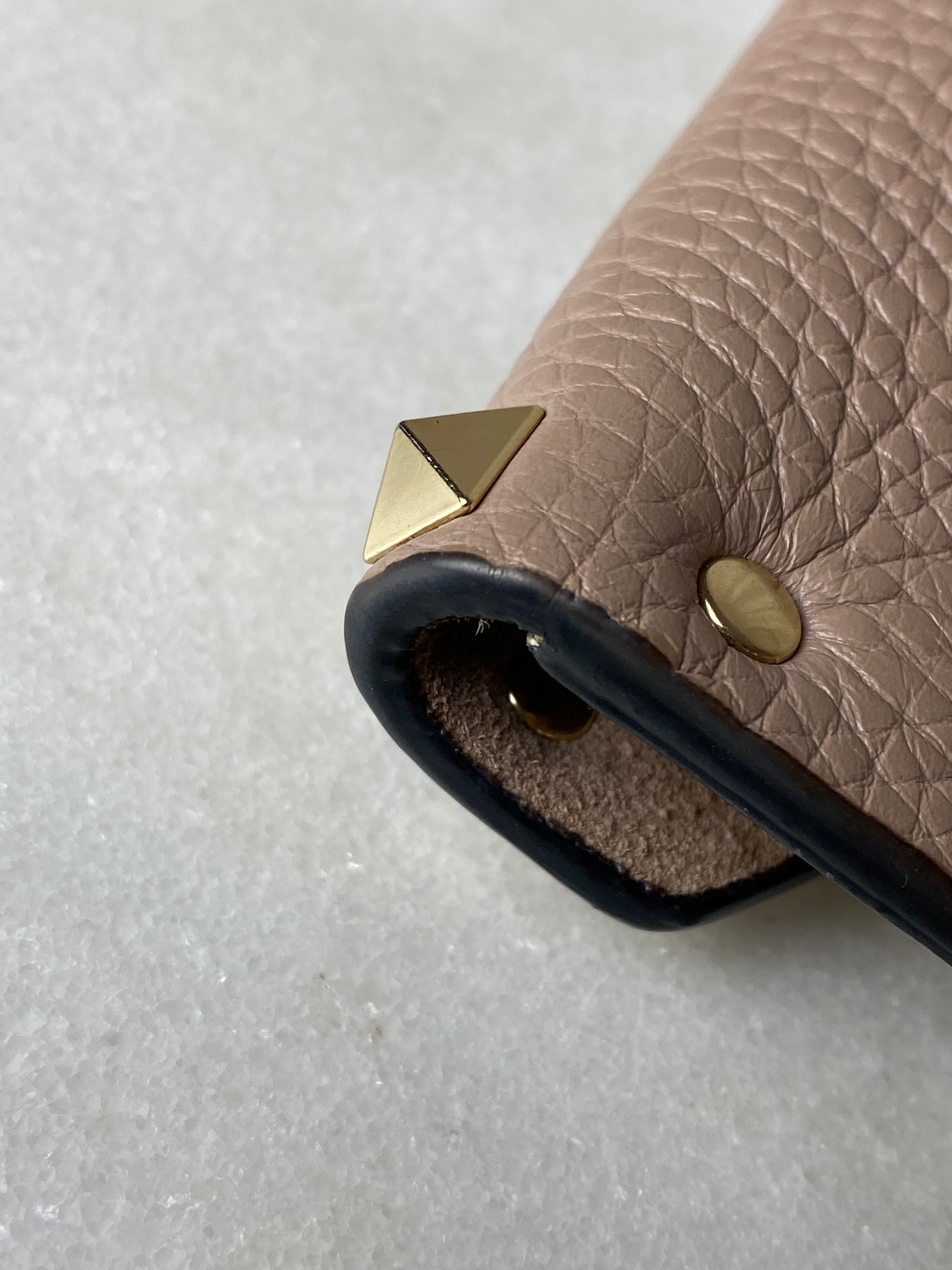 Valentino Nude Rock Studded Envelope Pouch-Pouch-Valentino-The Closet Egypt