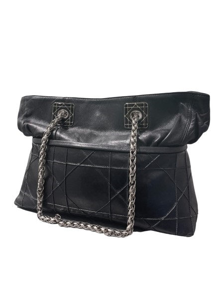 Christian Dior Black Cannage Granville Chain Link Tote Bag-handbag-Christian Dior-The Closet Egypt