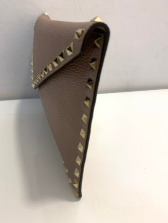Valentino Beige Rockstud Clutch-Clutch-Valentino-The Closet Egypt