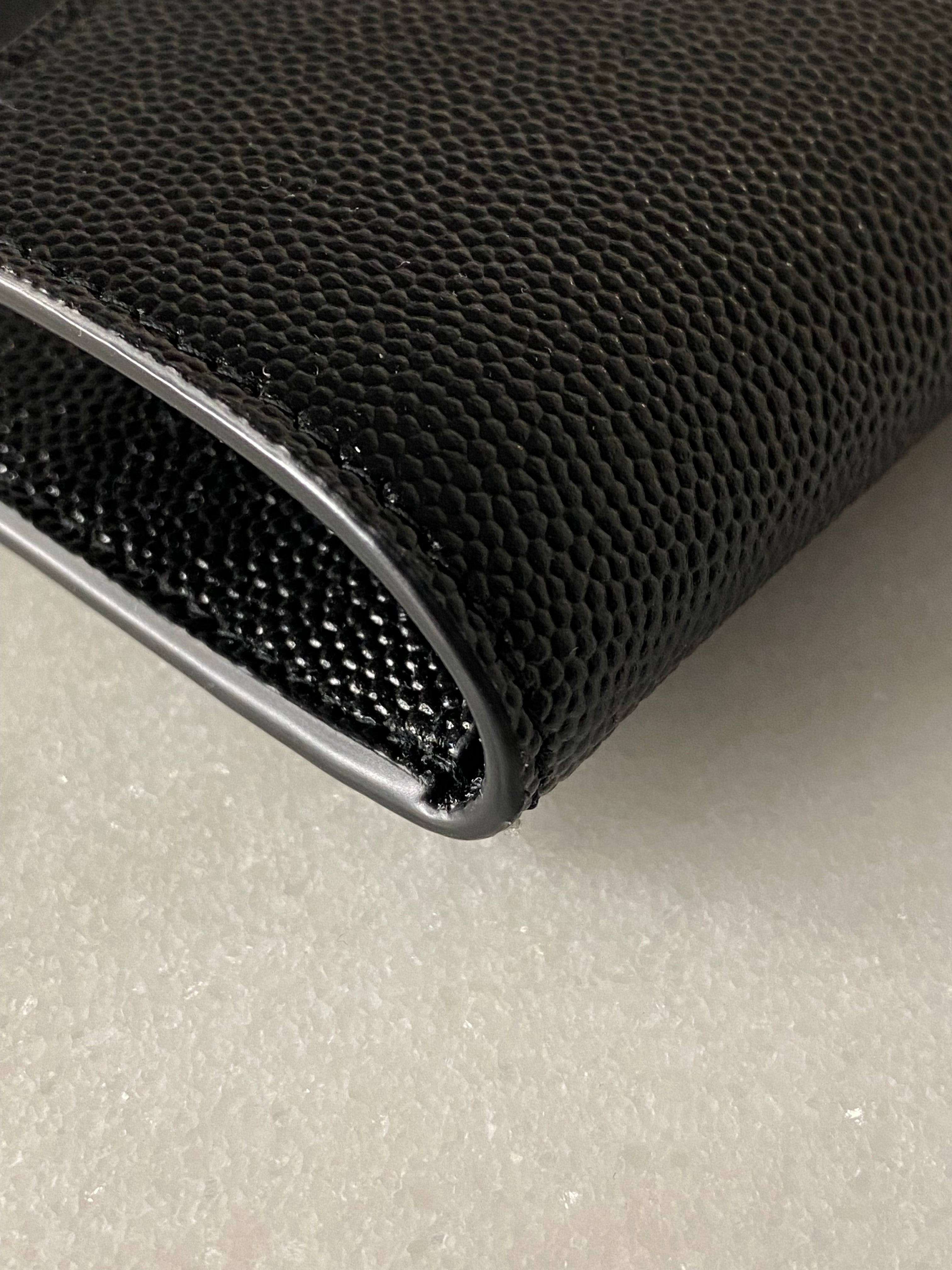 YSL Black Uptown Clutch-Clutch-YSL-The Closet Egypt