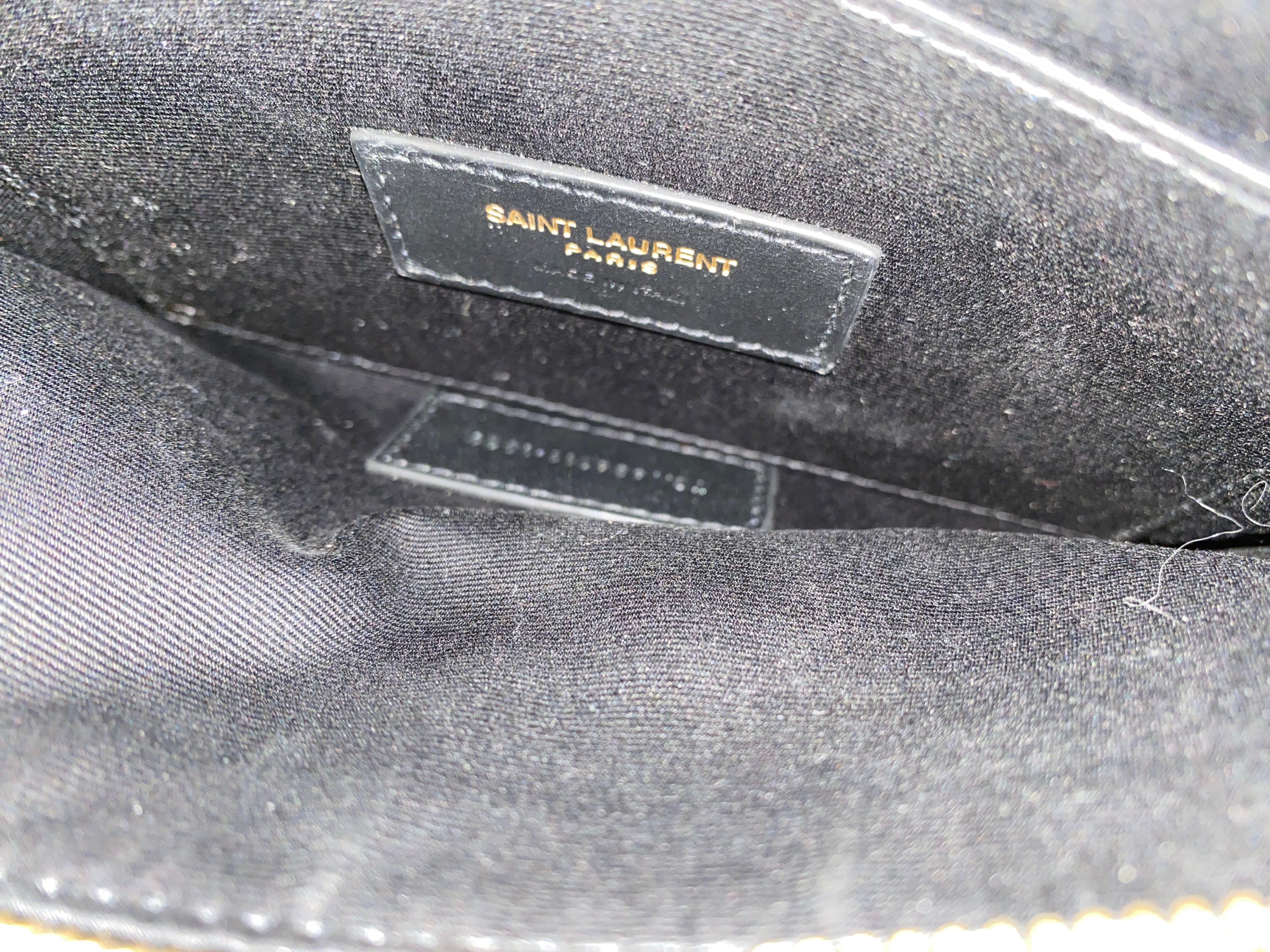 YSL Black Monogram Avec Cassandre Remo Pouch-Pouch-YSL-The Closet Egypt