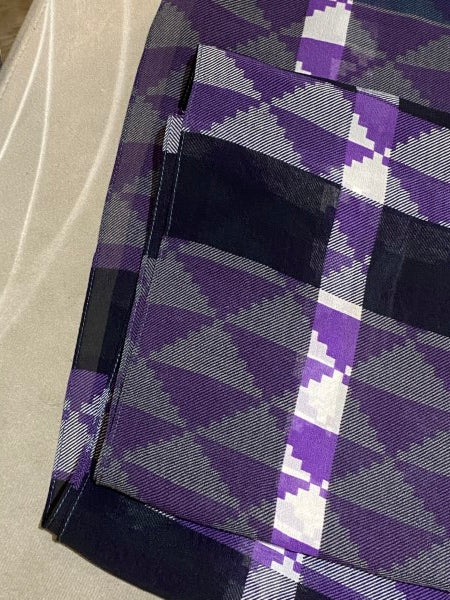 Burberry Bicolor Rectangular Silk Scarf-Scarf-Burberry-The Closet Egypt
