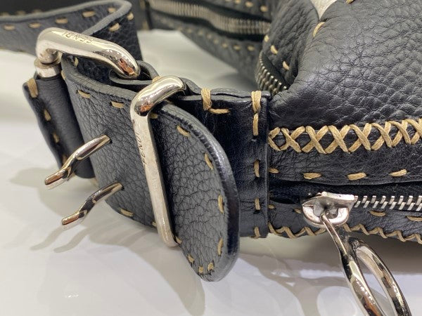 Fendi Bicolor Hobo Shoulder Bag-handbag-Fendi-The Closet Egypt