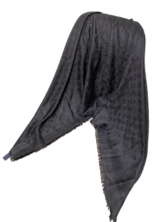 Louis Vuitton Black Monogram Shawl-Shawl-Louis Vuitton-The Closet Egypt