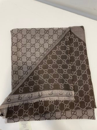 Gucci Dark Brown GG Shawl-Shawl-Gucci-The Closet Egypt