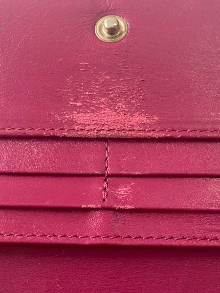 Burberry Pink Haymarket Long Wallet-wallet-Burberry-The Closet Egypt