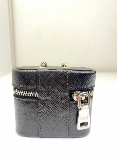 Prada Black Logo Airpods Case-Airpods Case-Prada-The Closet Egypt