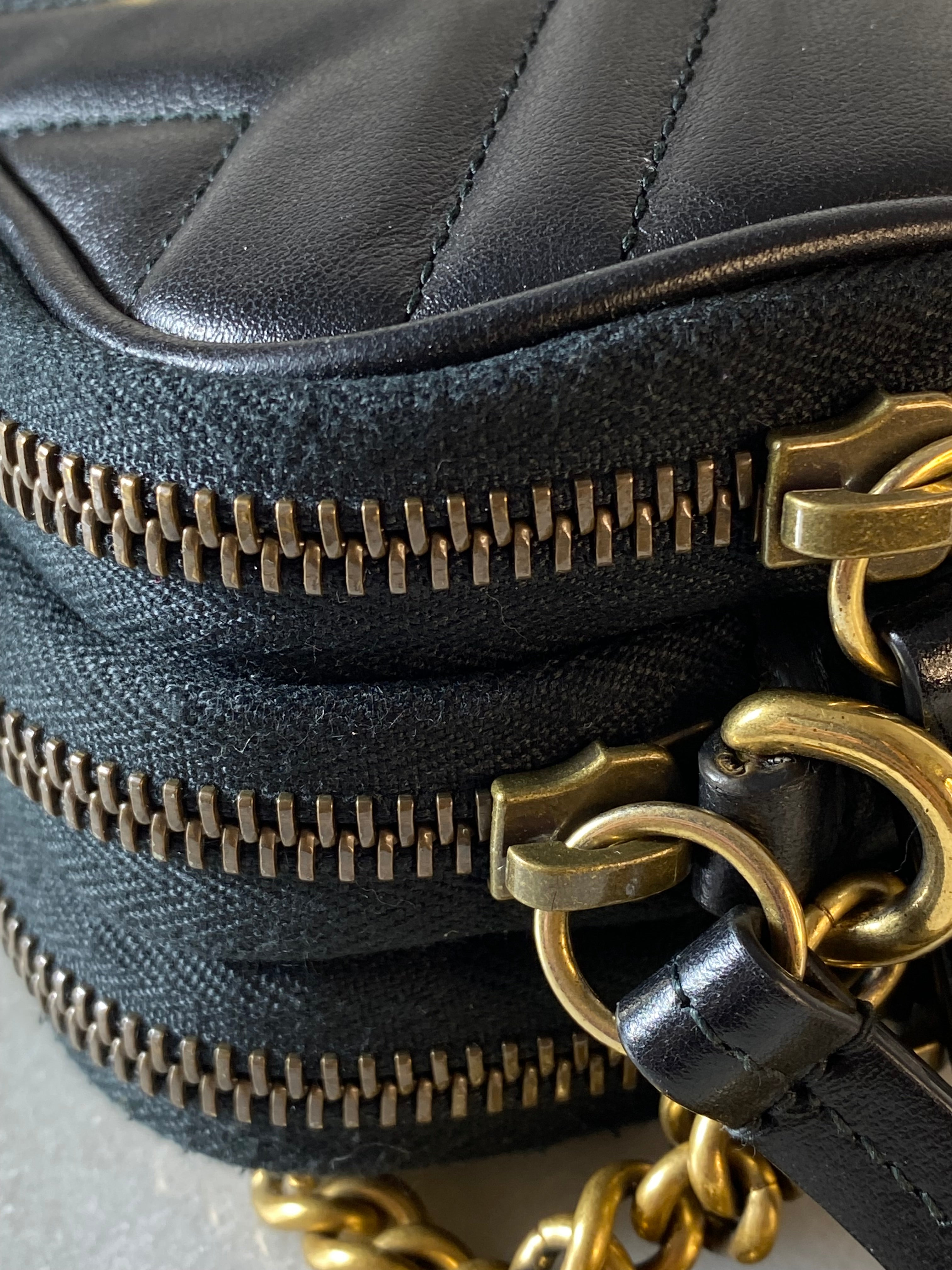 Gucci Black GG Marmont Crossbody Bag-handbag-Gucci-The Closet Egypt