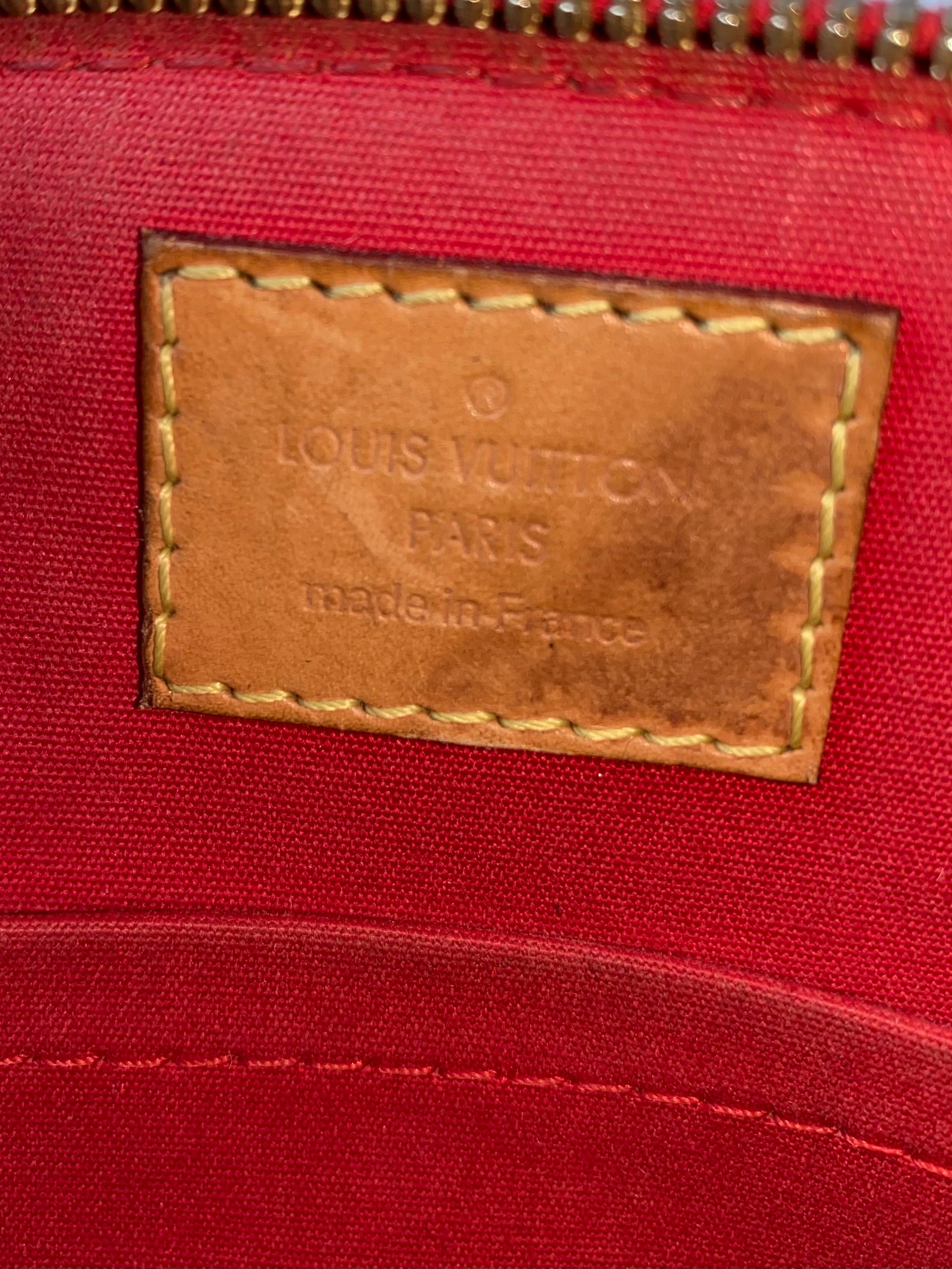 Louis Vuitton Red Monogram Vernis Alma BB Bag-handbag-Louis Vuitton-The Closet Egypt